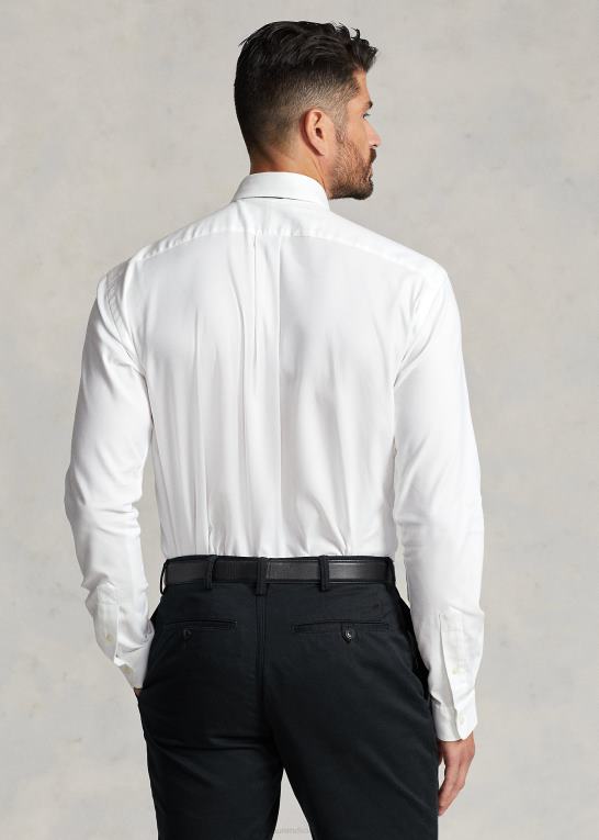 hvid Mænd Ralph Lauren ydeevne stretch oxford skjorte Z426B1446