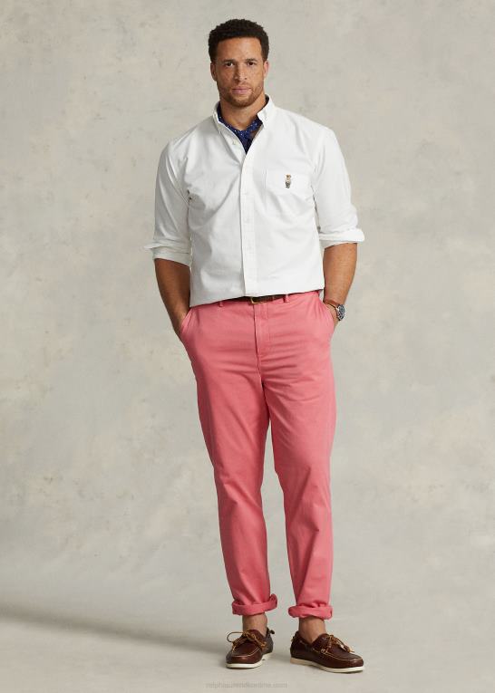 hvid forårsbjørn Mænd Ralph Lauren polo bear oxford skjorte Z426B1569