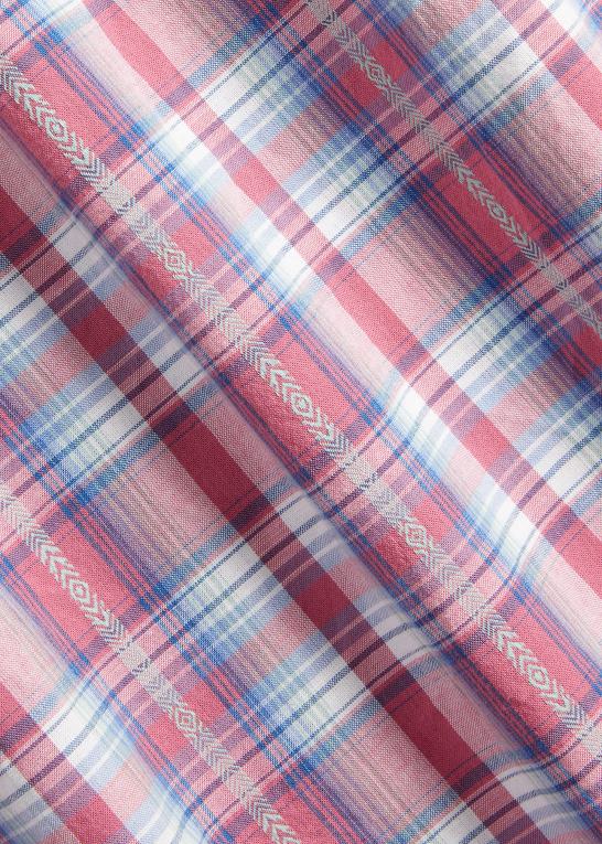 hvid/rød multi Mænd Ralph Lauren klassisk pasform plaid dobby arbejdsskjorte Z426B107