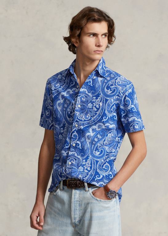 jerry paisley Mænd Ralph Lauren klassisk pasform paisley oxford skjorte Z426B621