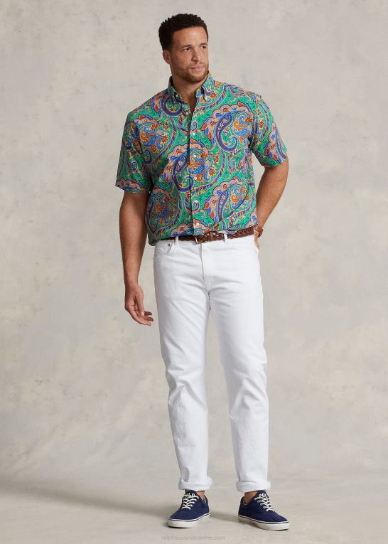 jerry paisley Mænd Ralph Lauren paisley oxford skjorte Z426B1799