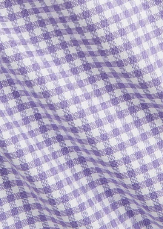 kaktus lilla/hvid Mænd Ralph Lauren gingham oxford skjorte Z426B1423