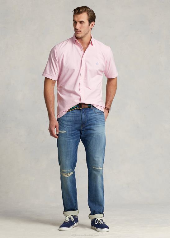 karmel pink Mænd Ralph Lauren beklædningsfarvet oxford skjorte Z426B1874