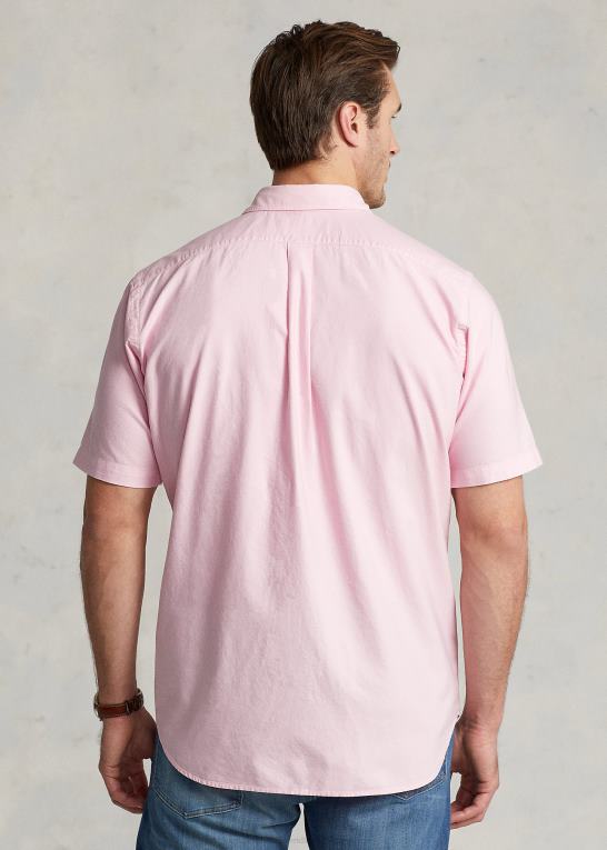 karmel pink Mænd Ralph Lauren beklædningsfarvet oxford skjorte Z426B1874