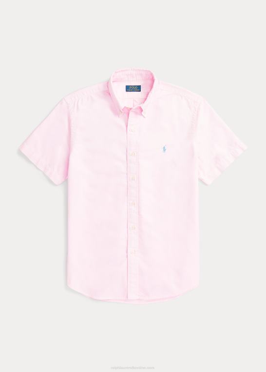 karmel pink Mænd Ralph Lauren klassisk pasform beklædningsfarvet oxford skjorte Z426B485
