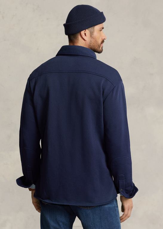 krydstogtflåde Mænd Ralph Lauren arbejdsskjorte i fransk frotté Z426B1549