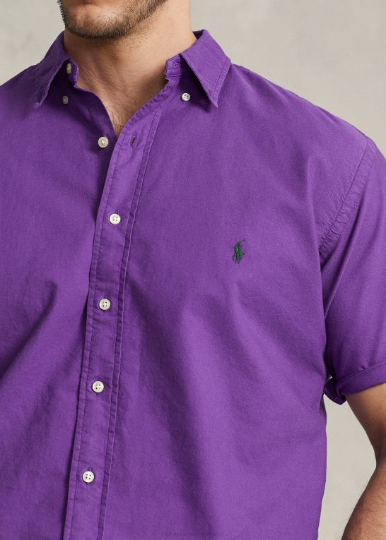 lilla kaktus Mænd Ralph Lauren beklædningsfarvet oxford skjorte Z426B1880