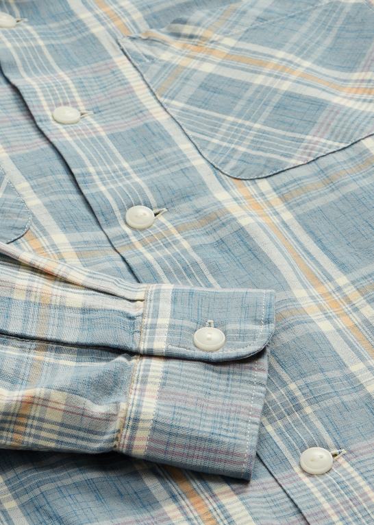 lyseblå Mænd Ralph Lauren madras lejrtrøje Z426B1708