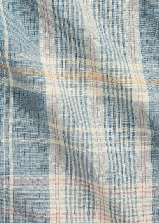 lyseblå Mænd Ralph Lauren madras lejrtrøje Z426B1708