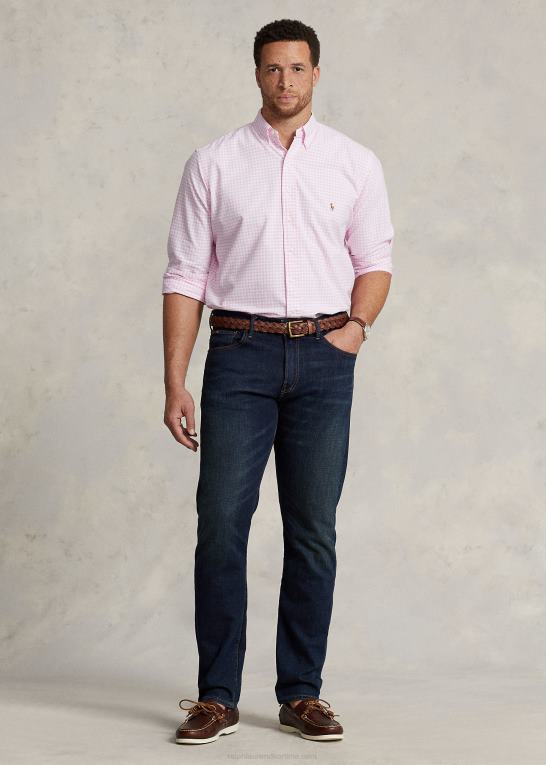 lyserød/hvid Mænd Ralph Lauren gingham oxford skjorte Z426B1422