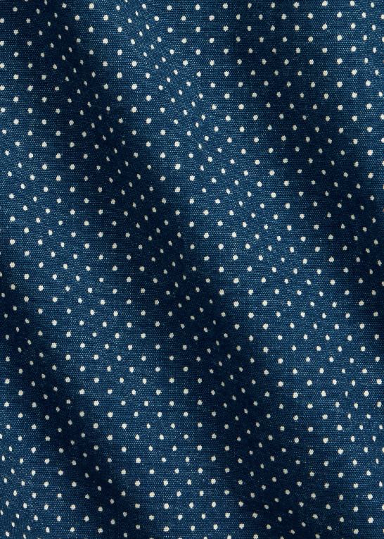 mørk indigo Mænd Ralph Lauren polkaprikket vævet arbejdsskjorte Z426B1771