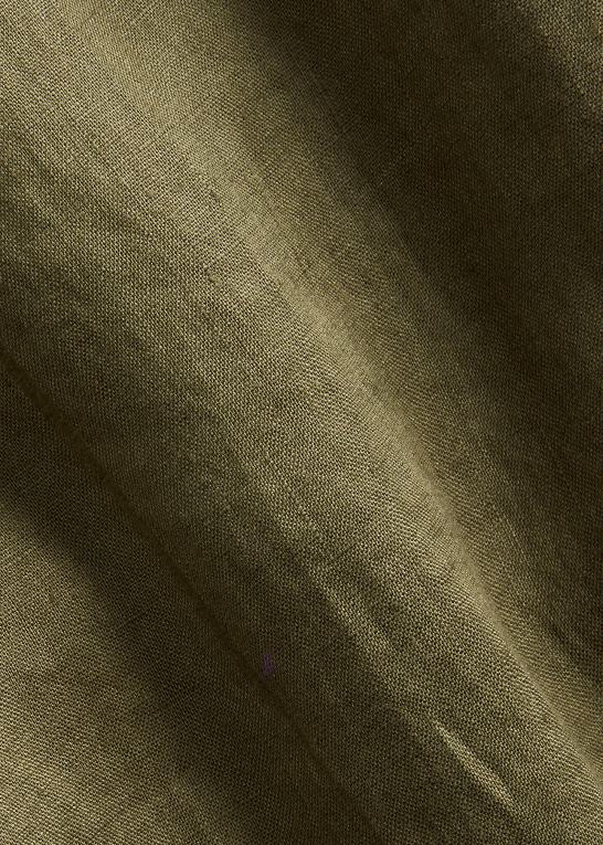 mørk salvie Mænd Ralph Lauren let linned skjorte Z426B1552