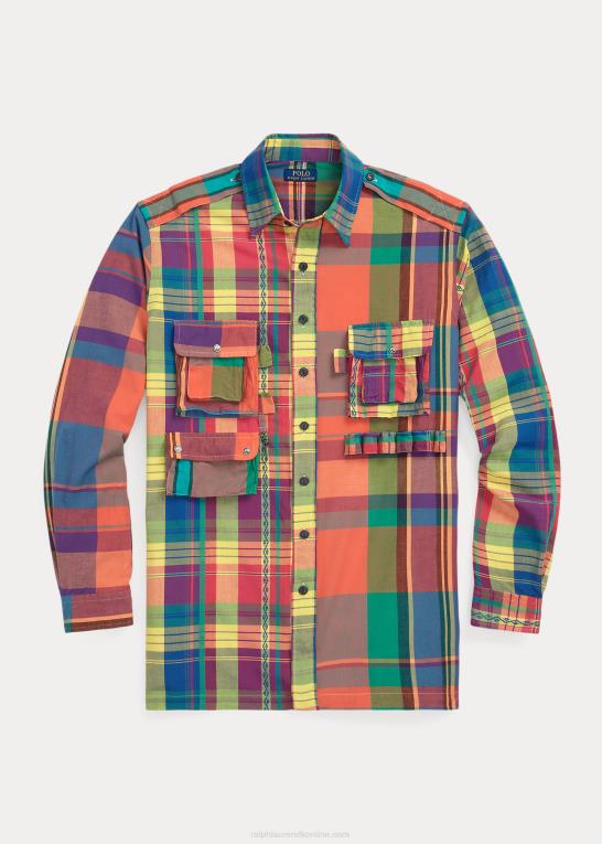 madras funshirt Mænd Ralph Lauren madras sjov overtrøje Z426B1376