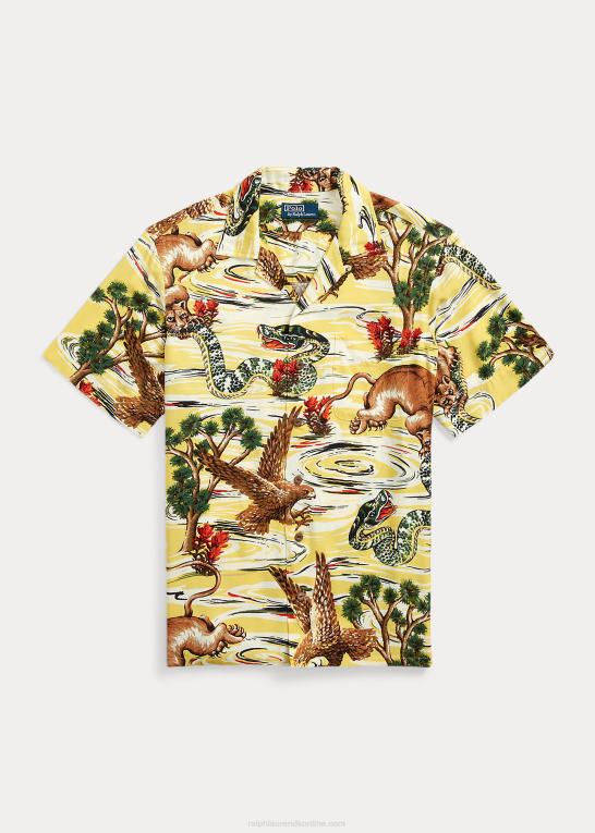 multi Mænd Ralph Lauren print camp skjorte Z426B1050