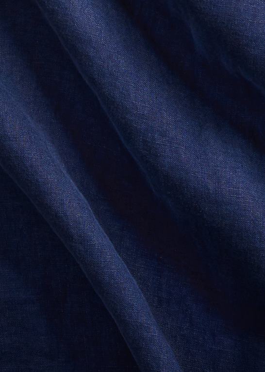 newport flåde Mænd Ralph Lauren hørskjorte i klassisk pasform Z426B517