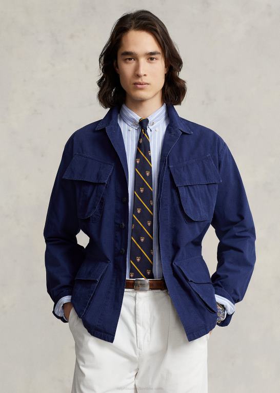 newport flåde Mænd Ralph Lauren ripstop overtrøje Z426B1261