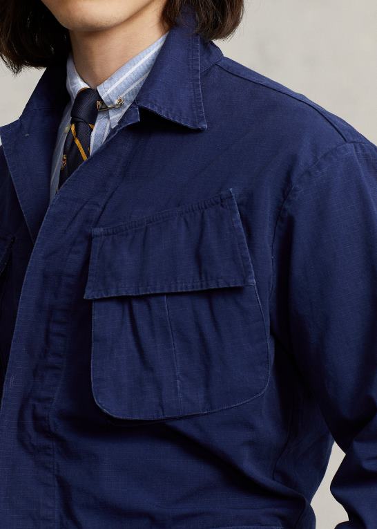 newport flåde Mænd Ralph Lauren ripstop overtrøje Z426B1261