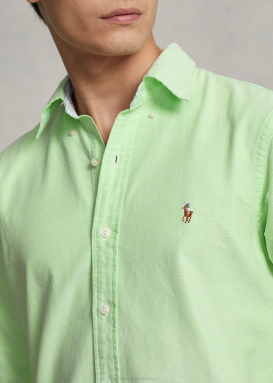 oase grøn Mænd Ralph Lauren den ikoniske oxford skjorte - alle passer Z426B8372