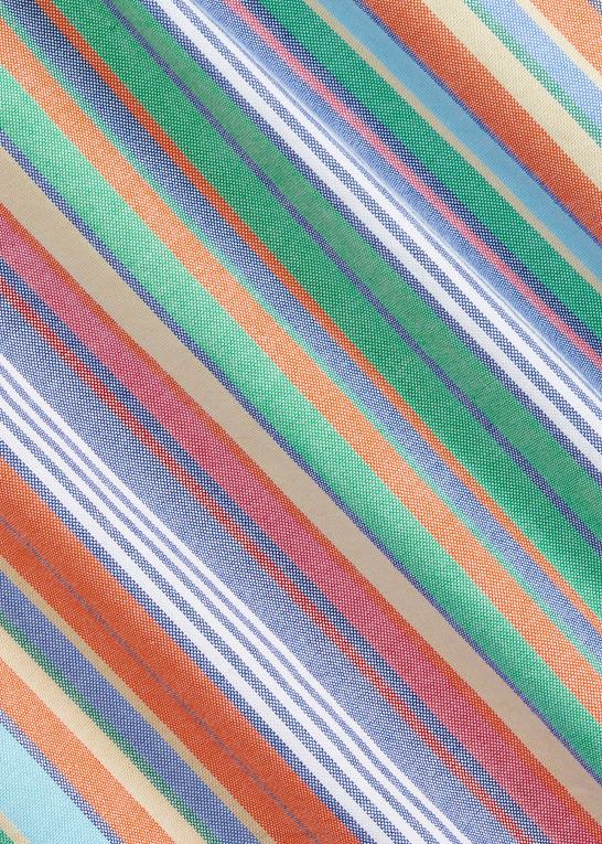 orange/grøn multi Mænd Ralph Lauren klassisk pasform stribet oxford skjorte Z426B8419