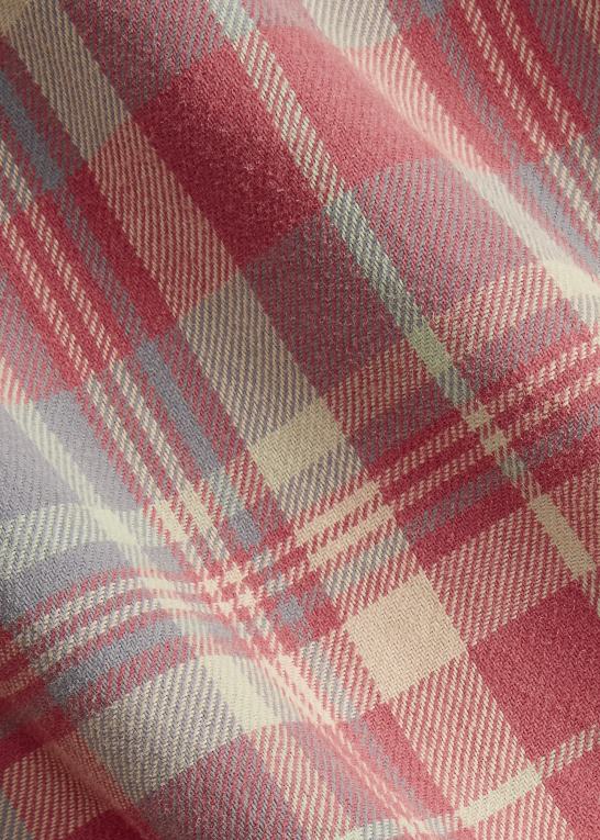 pink/blå multi Mænd Ralph Lauren klassisk pasform plaid flannel arbejdsskjorte Z426B8452