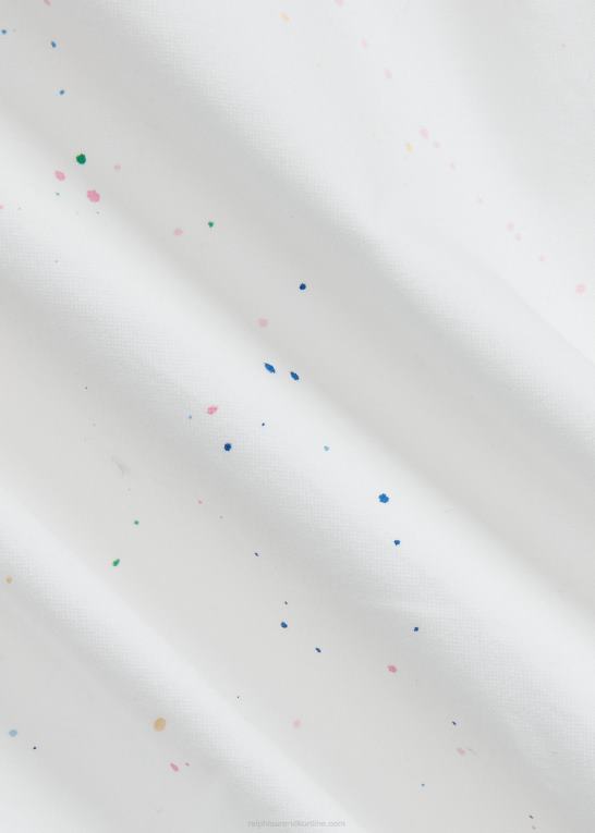 preppy malingsplatter Mænd Ralph Lauren klassisk pasform maling-splatter oxford skjorte Z426B696