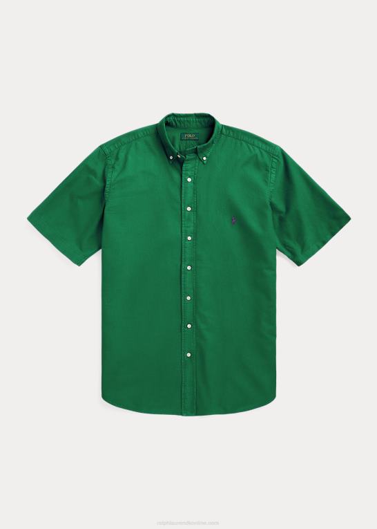 primær grøn Mænd Ralph Lauren beklædningsfarvet oxford skjorte Z426B1876