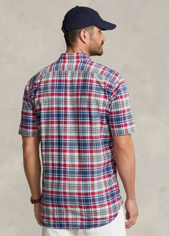 rød/marine multi Mænd Ralph Lauren madras arbejdstrøje Z426B1432