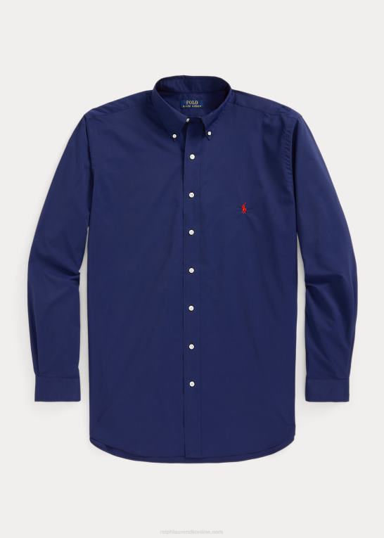 raffineret flåde Mænd Ralph Lauren performance poplin skjorte Z426B1639