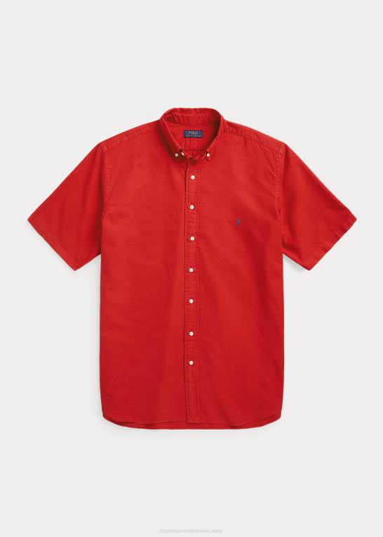 rl 2000 rød Mænd Ralph Lauren beklædningsfarvet oxford skjorte Z426B1877