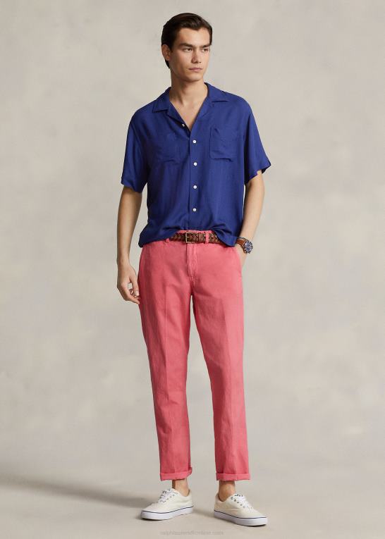 sejlfisk Mænd Ralph Lauren klassisk pasform gabardine camp skjorte Z426B862