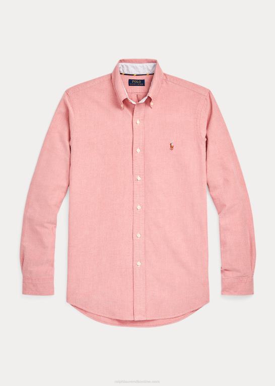 solopgang rød Mænd Ralph Lauren den ikoniske oxford skjorte - alle passer Z426B8376