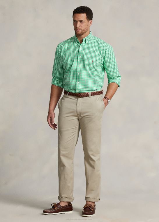 sommer smaragd/hvid Mænd Ralph Lauren gingham oxford skjorte Z426B1424