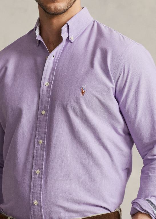 tidsel Mænd Ralph Lauren den ikoniske oxford-skjorte Z426B1435