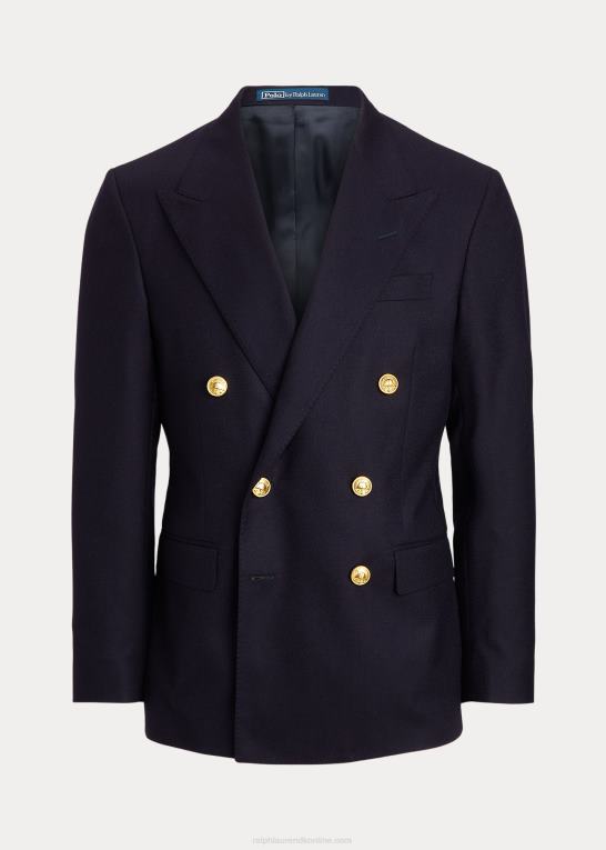 flåde Mænd Ralph Lauren den ikoniske Doekin-blazer Z426B122