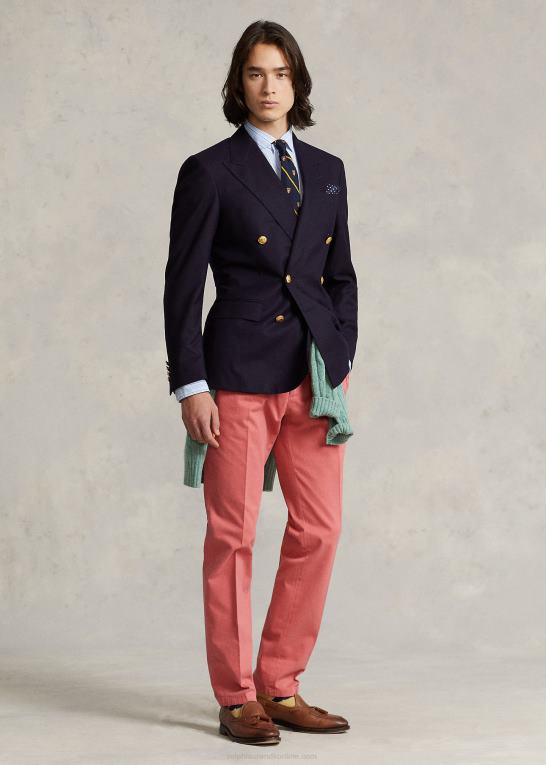 flåde Mænd Ralph Lauren den ikoniske Doekin-blazer Z426B122
