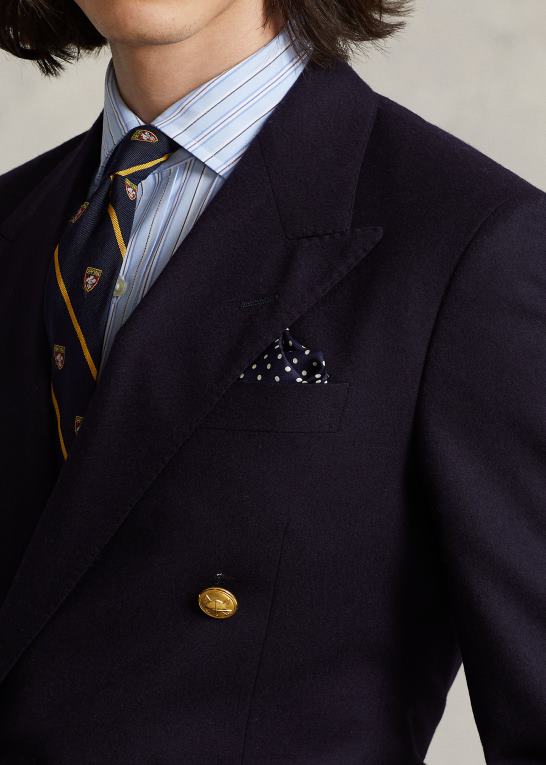 flåde Mænd Ralph Lauren den ikoniske Doekin-blazer Z426B122