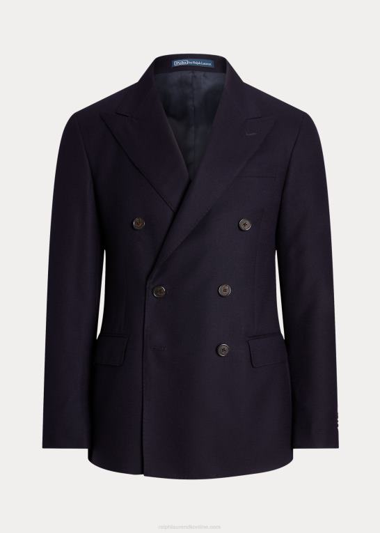 flåde Mænd Ralph Lauren den ikoniske Doekin-blazer Z426B8616