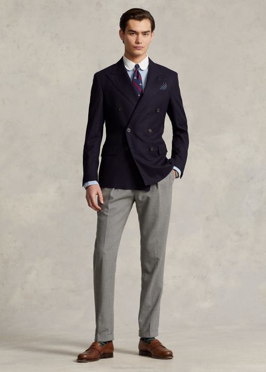 flåde Mænd Ralph Lauren den ikoniske Doekin-blazer Z426B8616