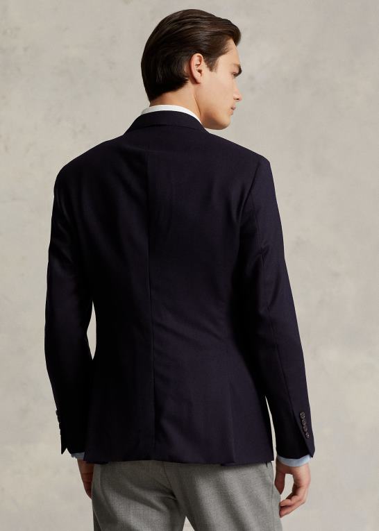 flåde Mænd Ralph Lauren den ikoniske Doekin-blazer Z426B8616
