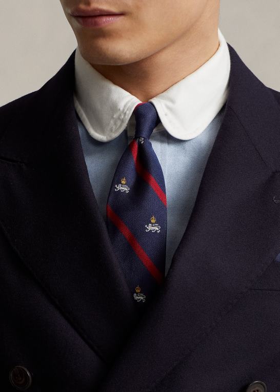 flåde Mænd Ralph Lauren den ikoniske Doekin-blazer Z426B8616
