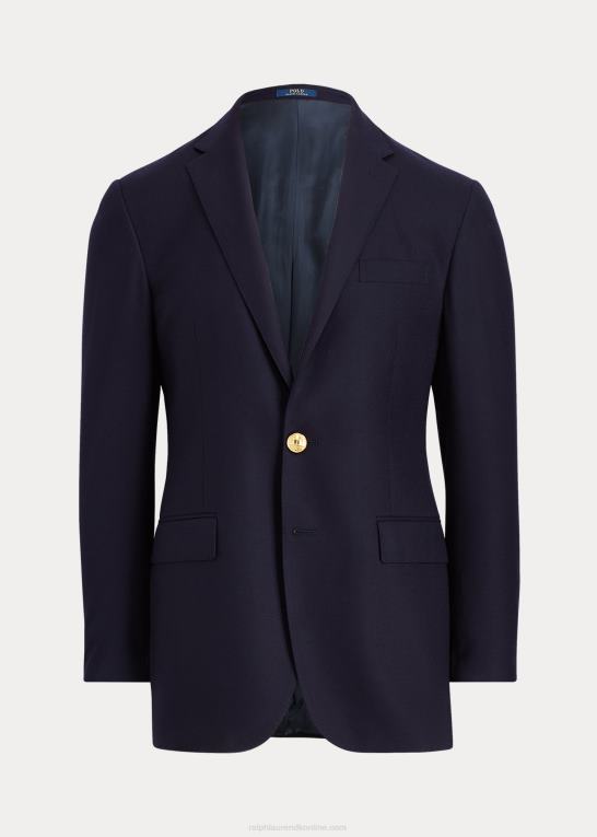 flåde Mænd Ralph Lauren den ikoniske Doekin blazer med to knapper Z426B1220