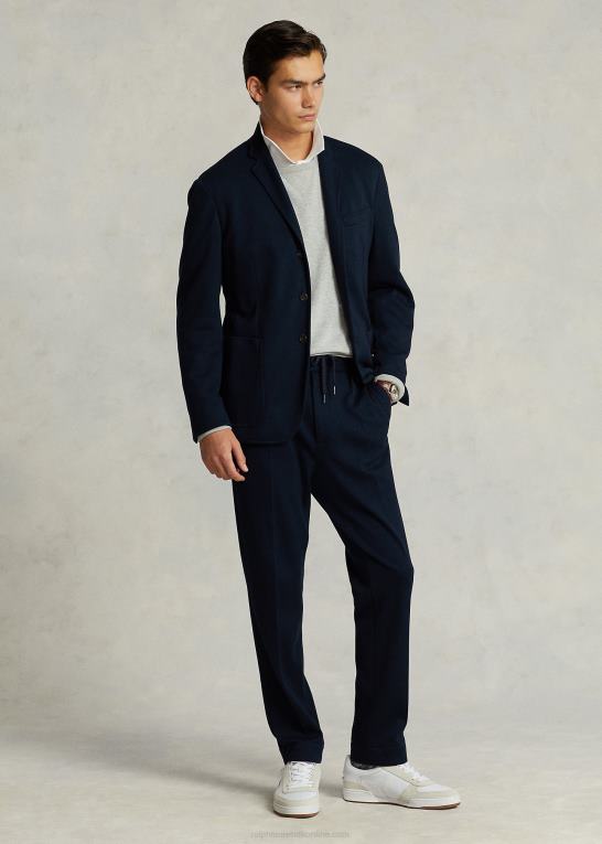 flåde Mænd Ralph Lauren polo blød strik pique blazer Z426B1154