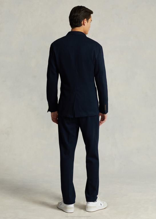 flåde Mænd Ralph Lauren polo blød strik pique blazer Z426B1154