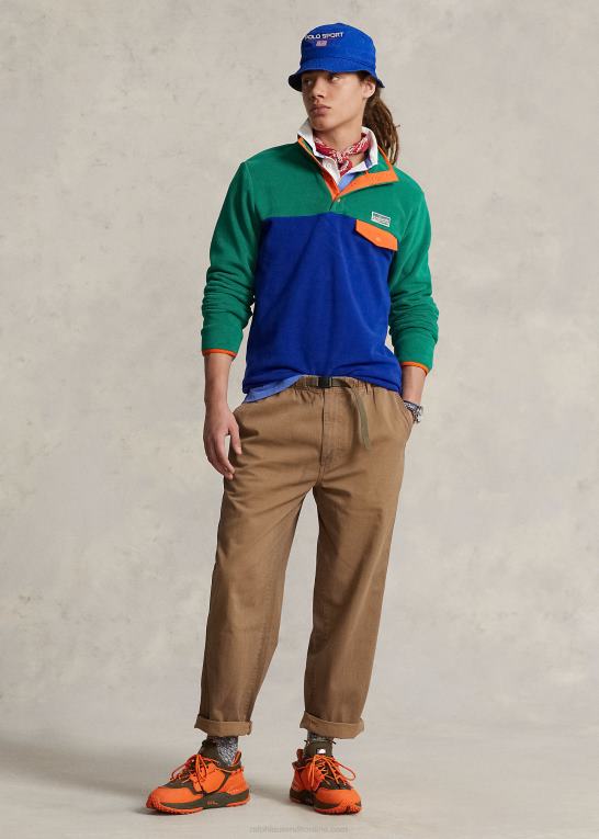 afsendelse tan Mænd Ralph Lauren afslappet pasform twill vandrebukser Z426B816