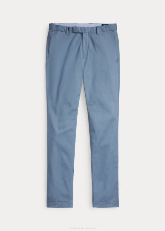 anker blå Mænd Ralph Lauren stretch slim fit chinobukser Z426B472