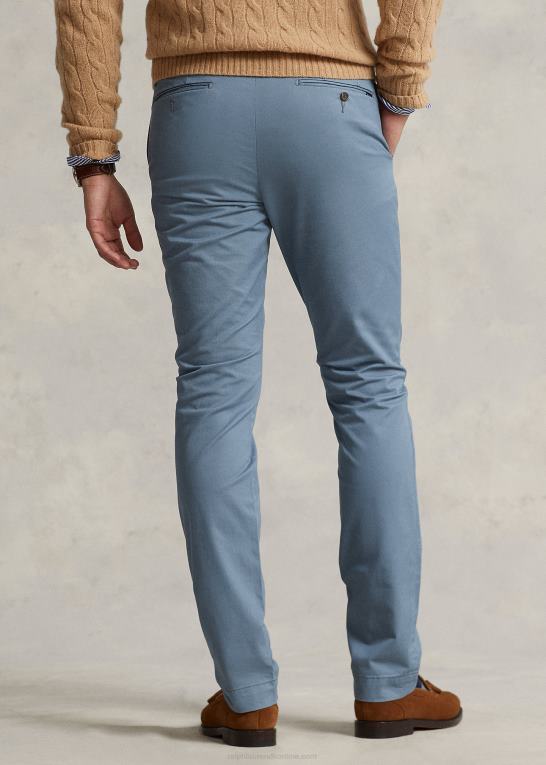 anker blå Mænd Ralph Lauren stretch slim fit chinobukser Z426B472