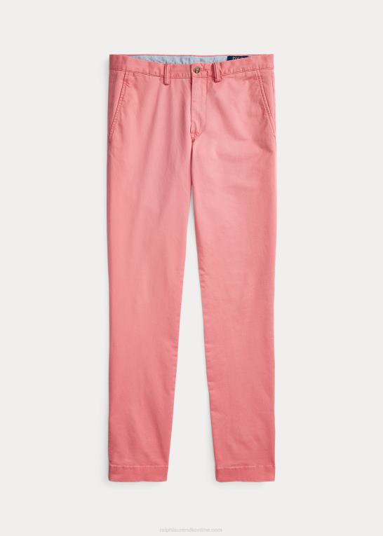 bleg rød Mænd Ralph Lauren vaskede stretch chinobukser alle pasform Z426B8390