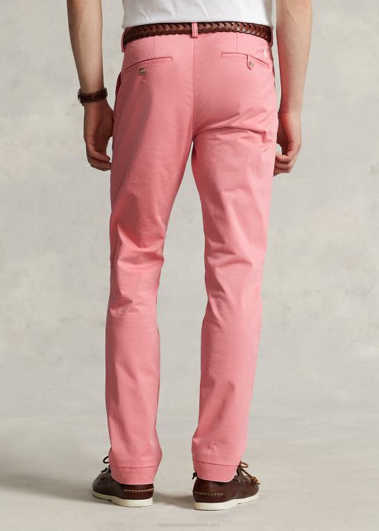 bleg rød Mænd Ralph Lauren vaskede stretch chinobukser alle pasform Z426B8390
