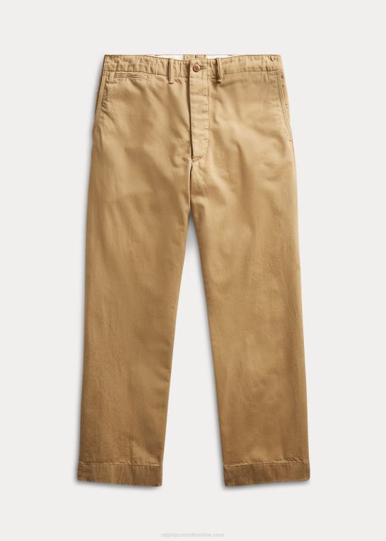 britisk kaki Mænd Ralph Lauren felt chino bukser Z426B1769