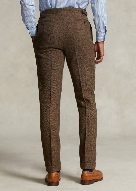 brun/lysebrun Mænd Ralph Lauren morehouse-kollektionen tweedbukser Z426B1251